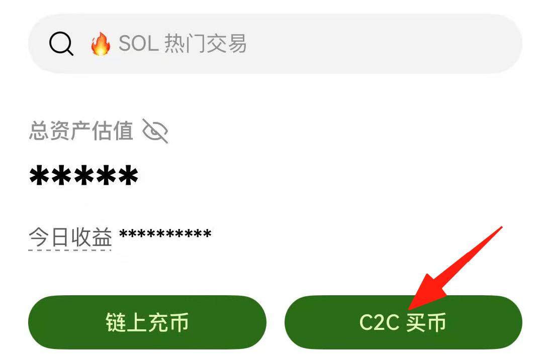 C2C入金示例图